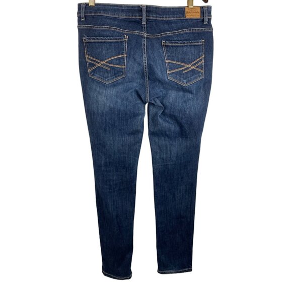 Aeropostale  Womens Size 11/12 Bayla Skinny Curvy Tapered Blue Denim Jeans - Picture 2 of 7